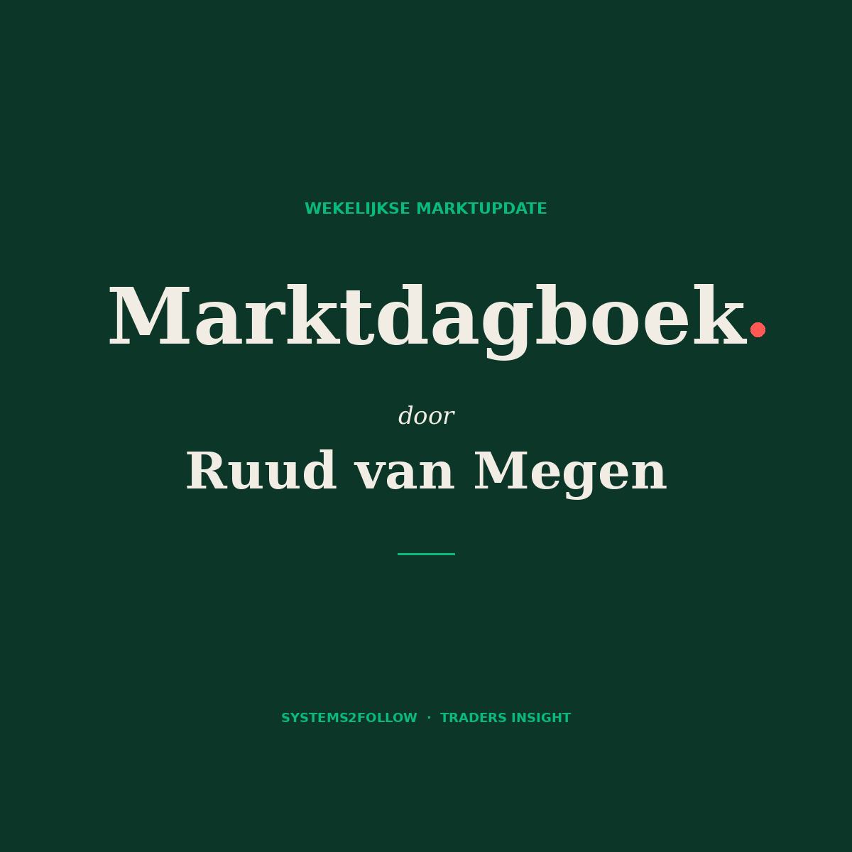 Een lastige handelsweek